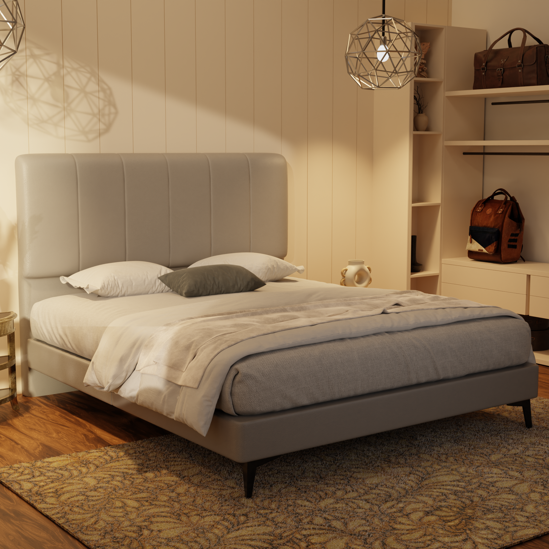 Joane Genuine Leather Divan Bed Frame by Esteller