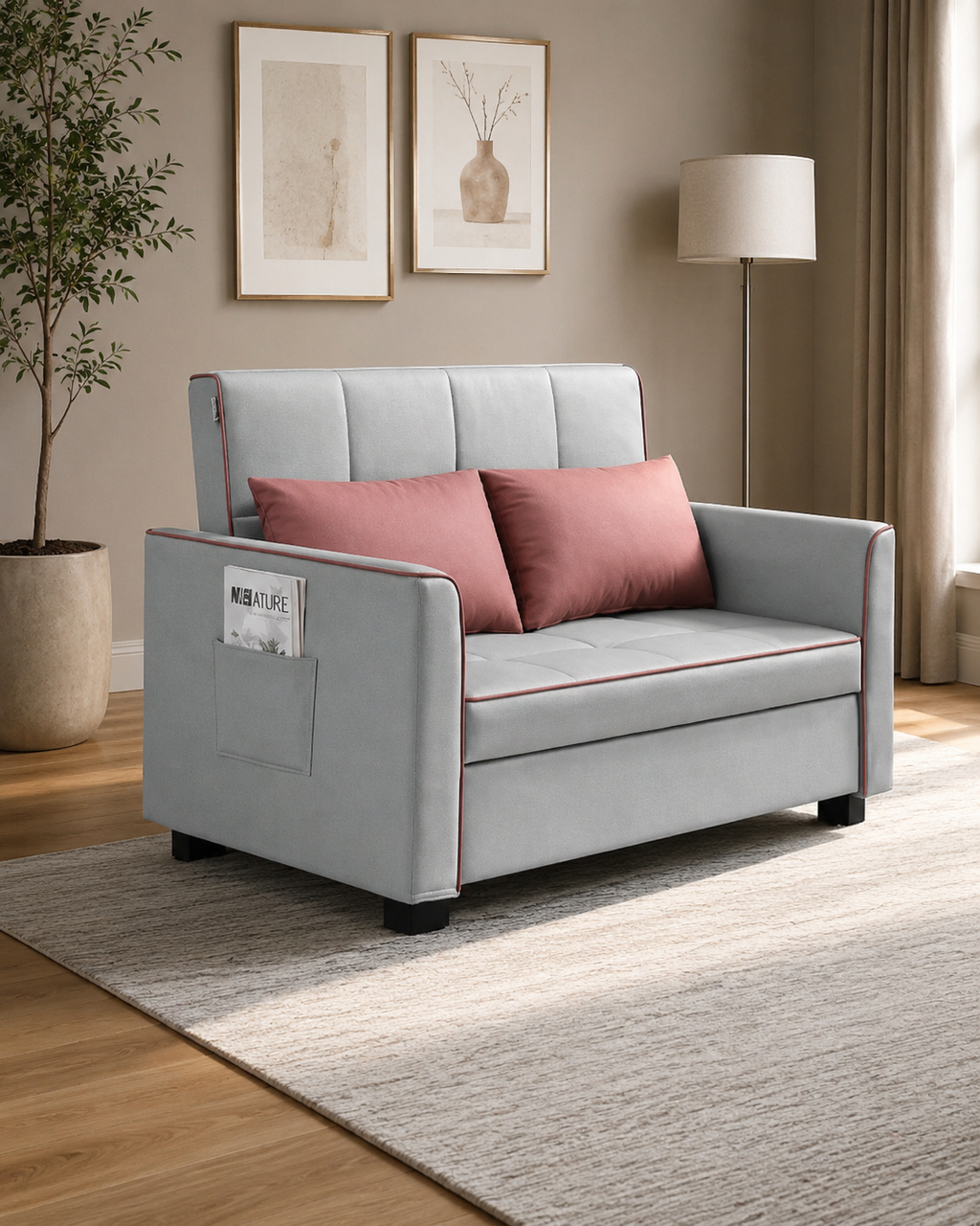 Nivelle Tech Fabric Sofa Bed