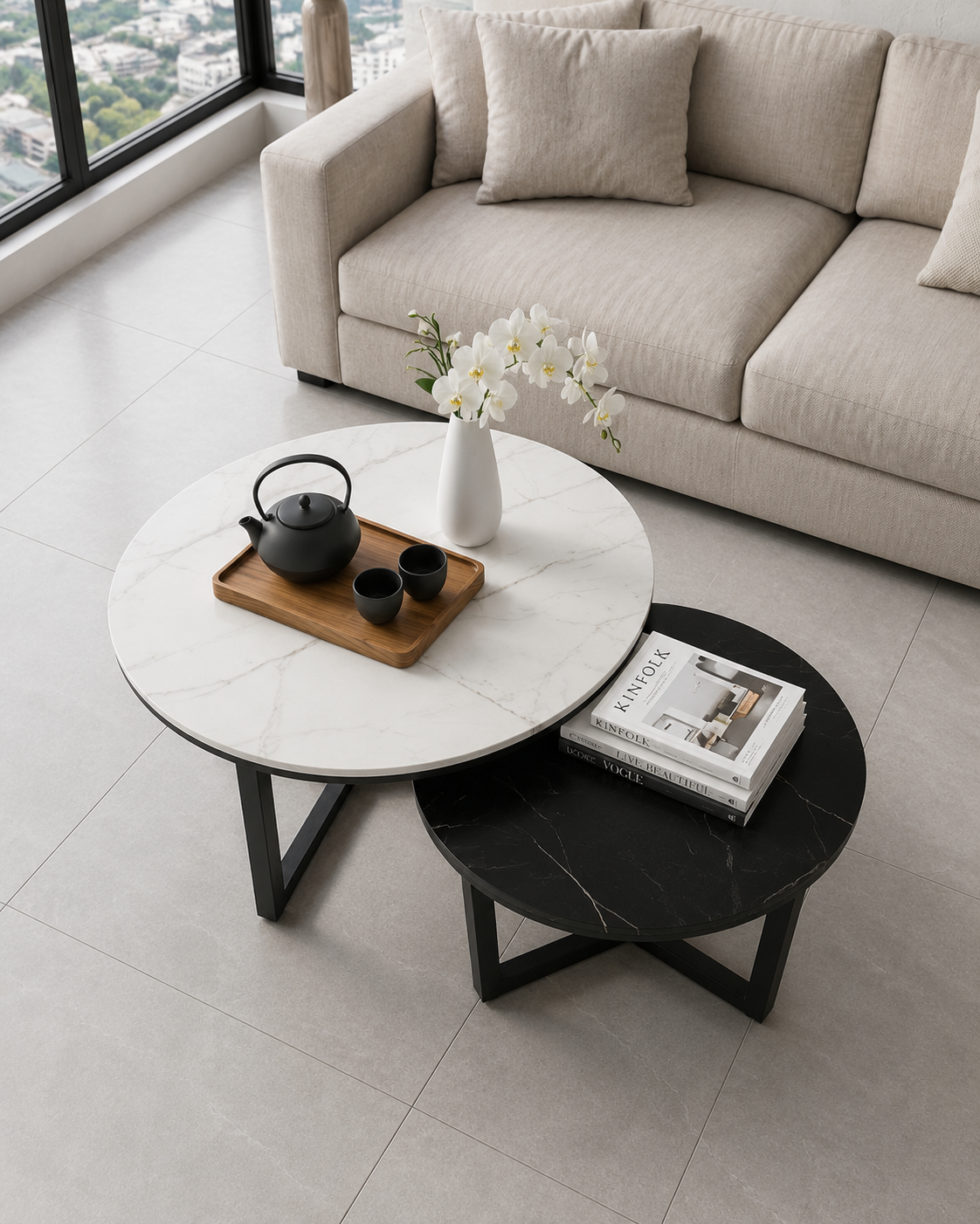 Arven Sintered Stone Coffee Table