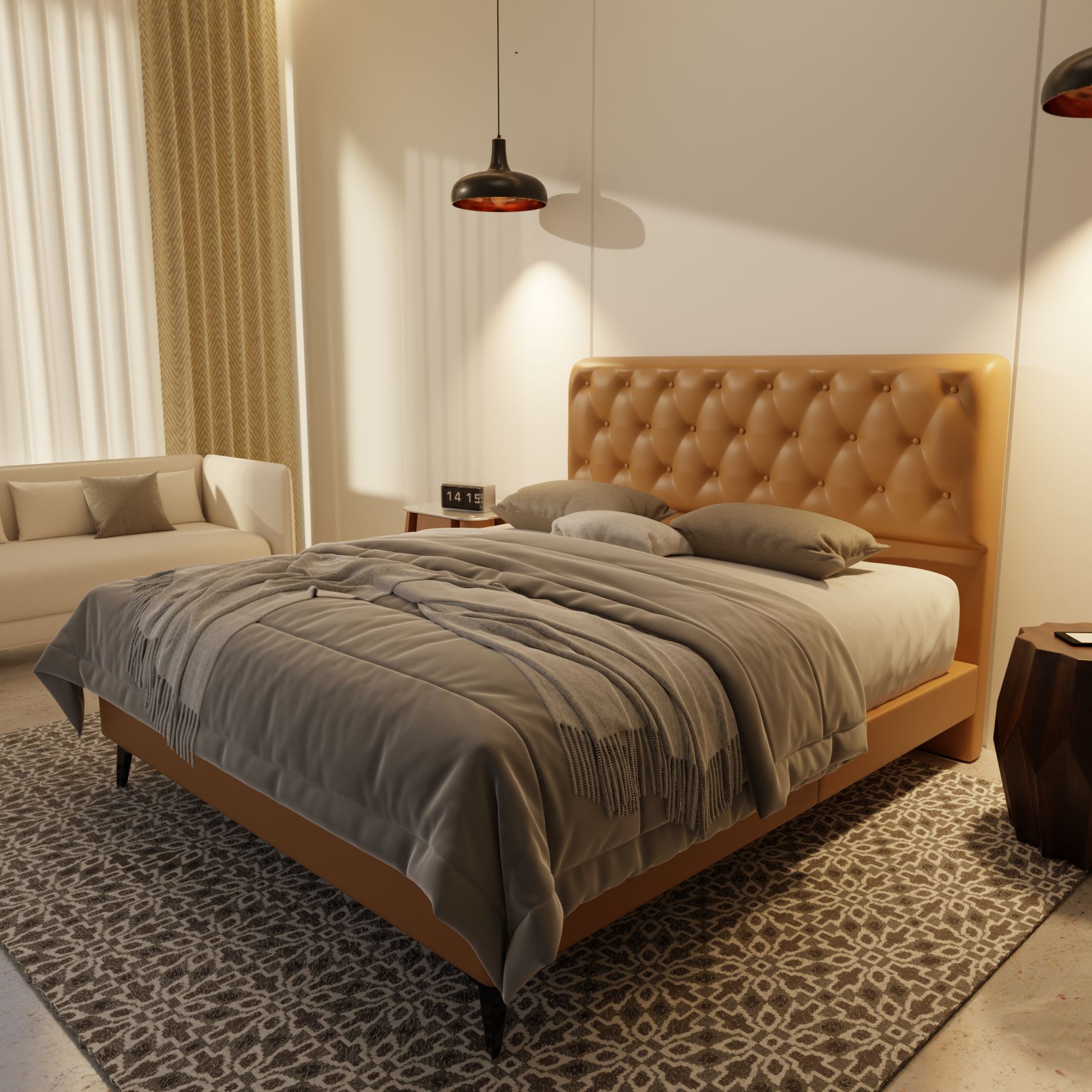 Wimble Genuine Leather Divan Bed Frame by Esteller
