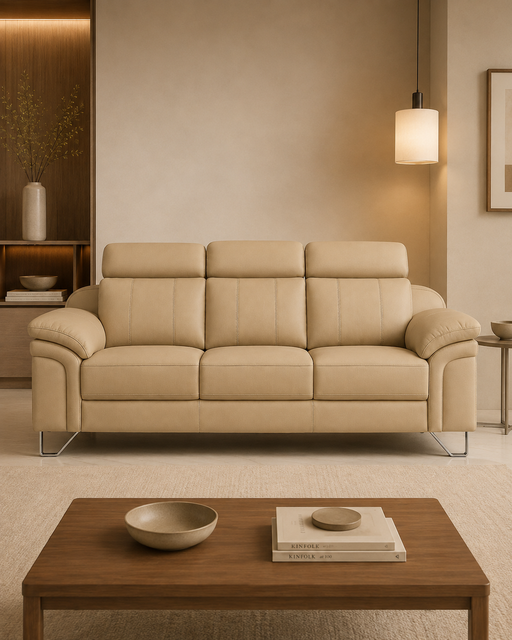 Moreland Genuine Leather Sofa