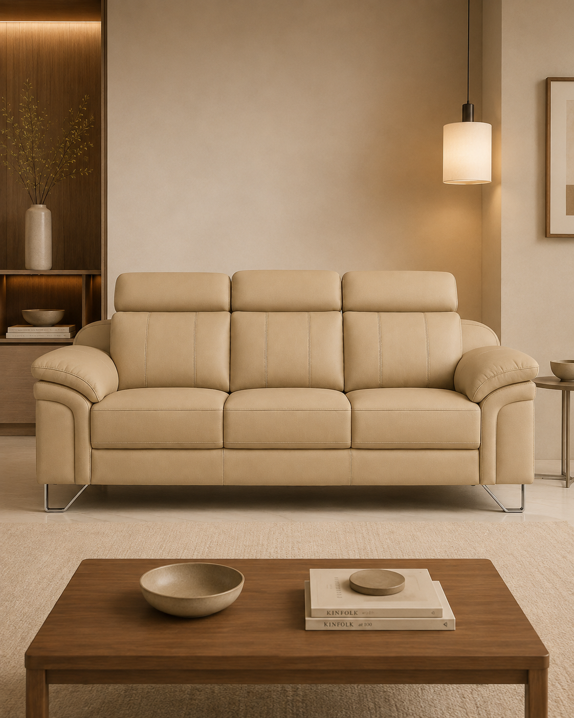 Moreland Genuine Leather Sofa