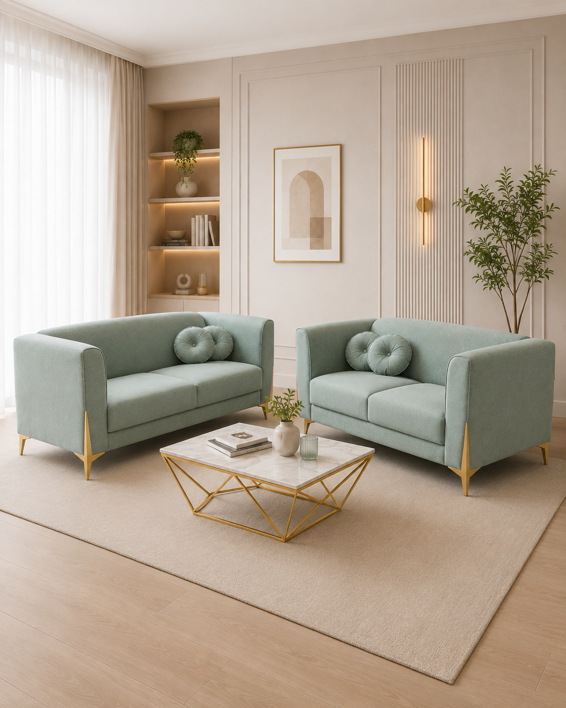 Aster Fabric Sofa