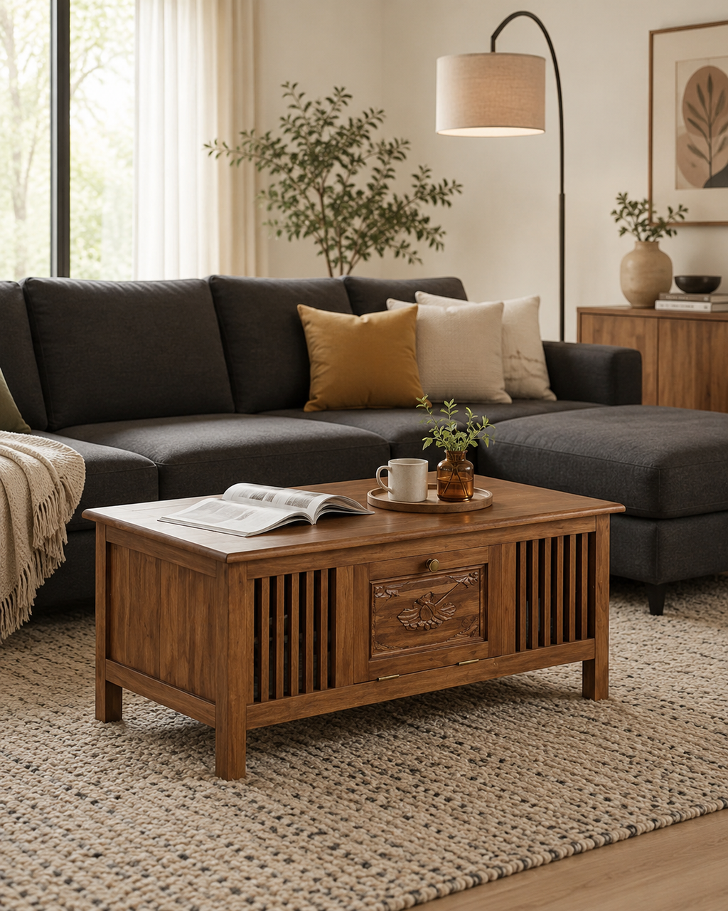 Ceylon Teak Coffee Table