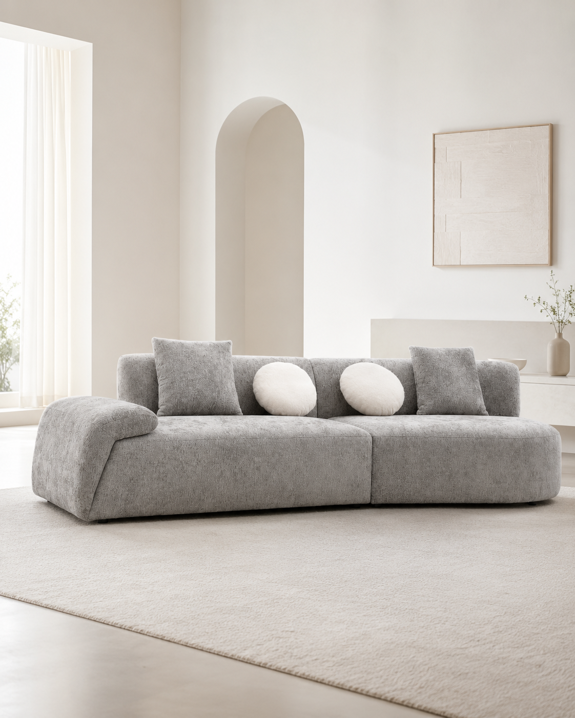 Asterin Fabric Sectional Sofa