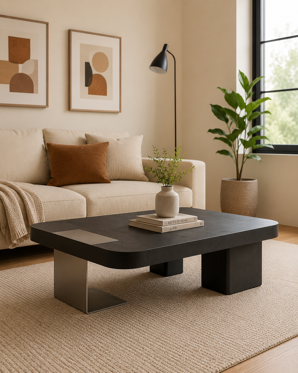 Ebon Wooden Coffee Table