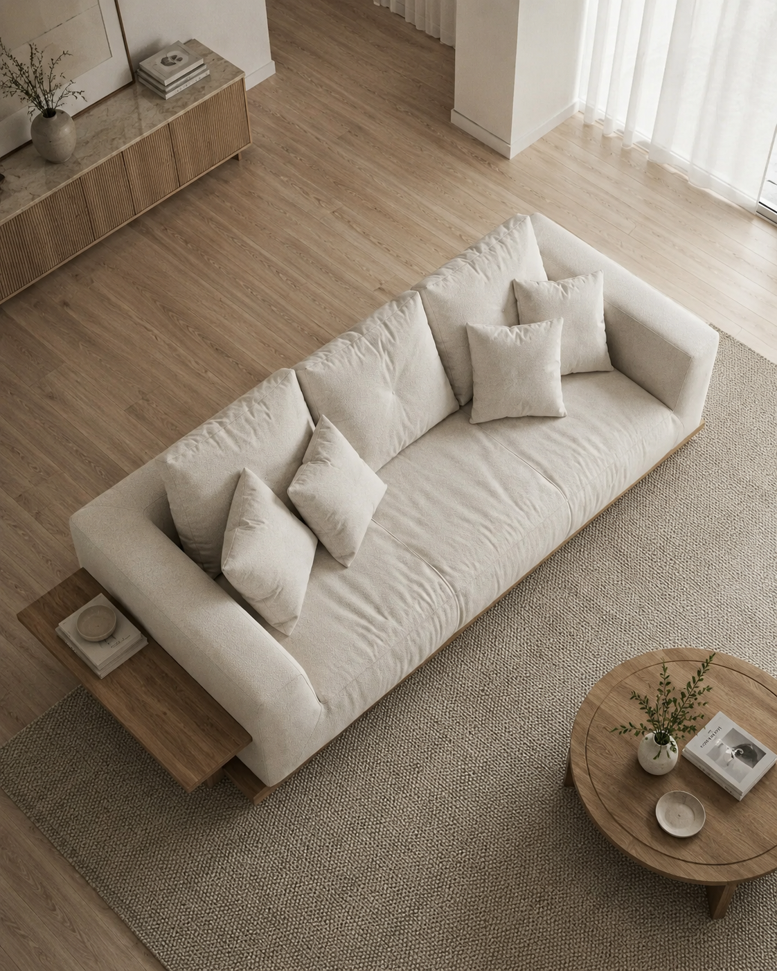 Elara Fabric Sofa