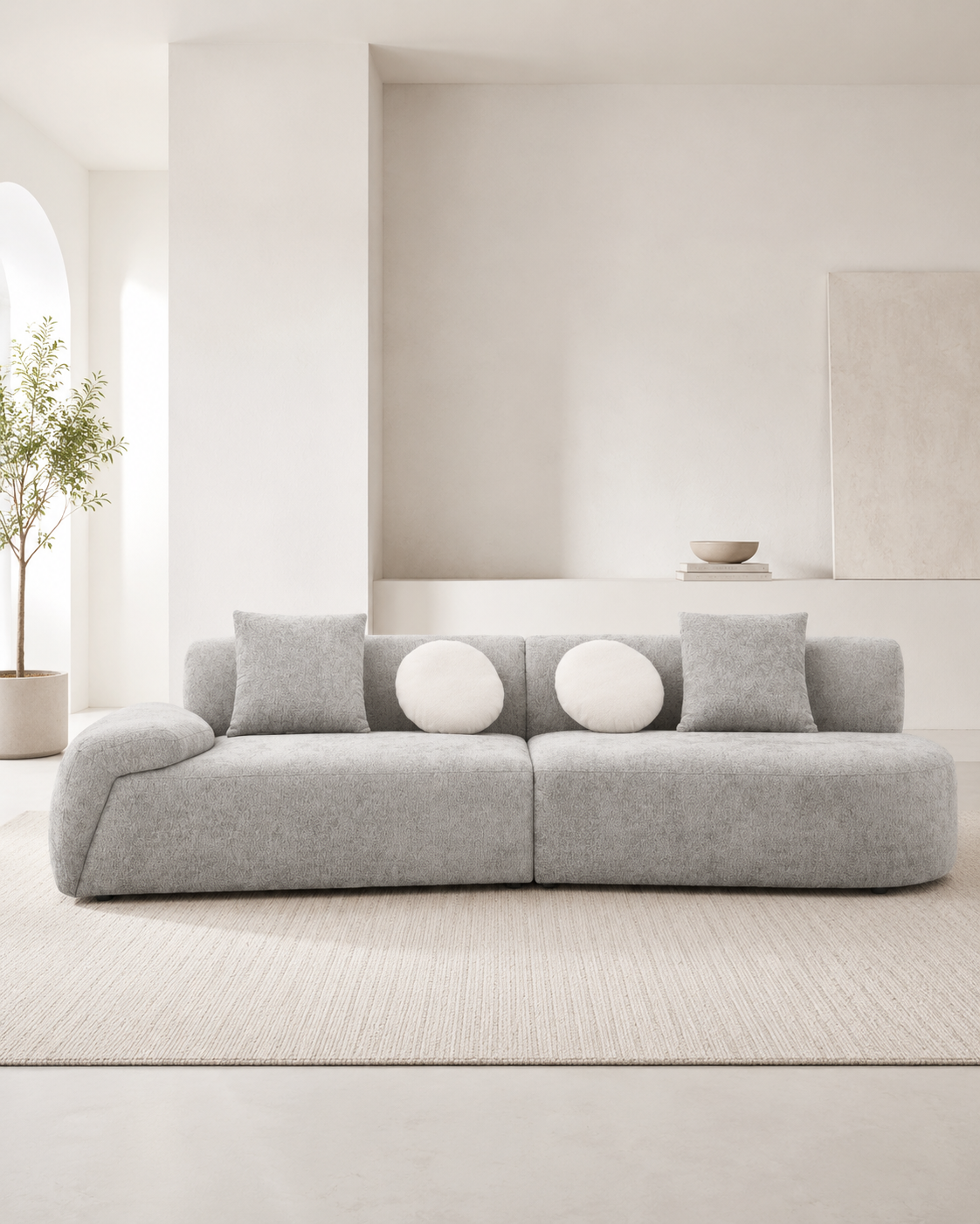 Asterin Fabric Sectional Sofa