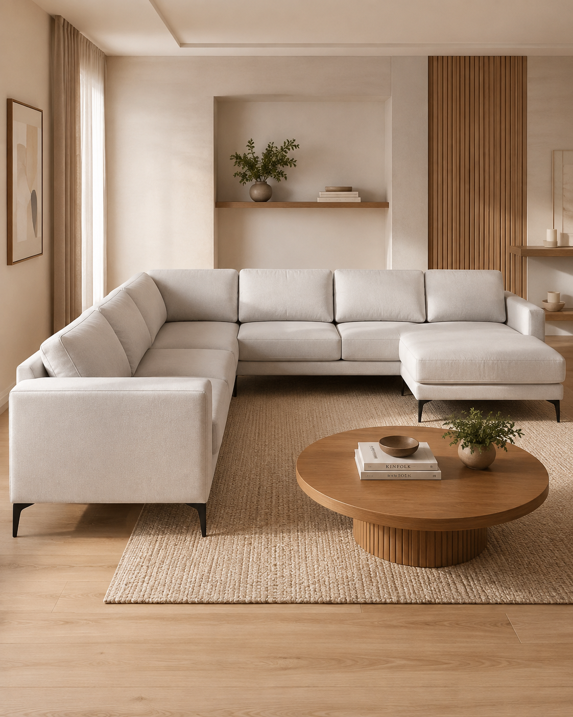 Kensington Genuine Leather Corner Sofa