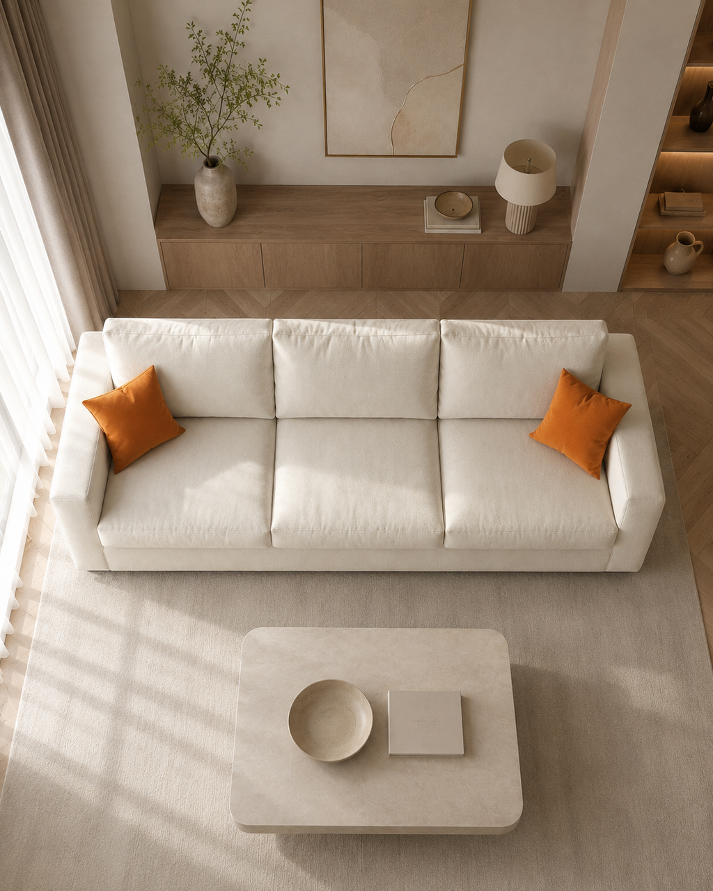 Lunara Fabric Sofa