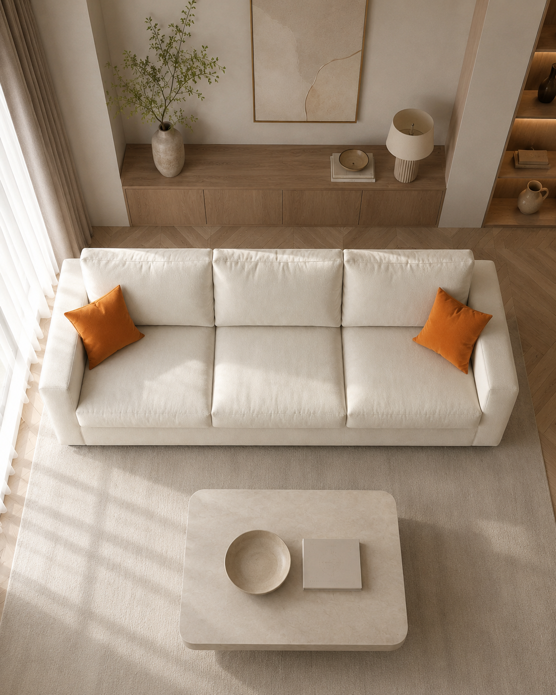 Lunara Fabric Sofa
