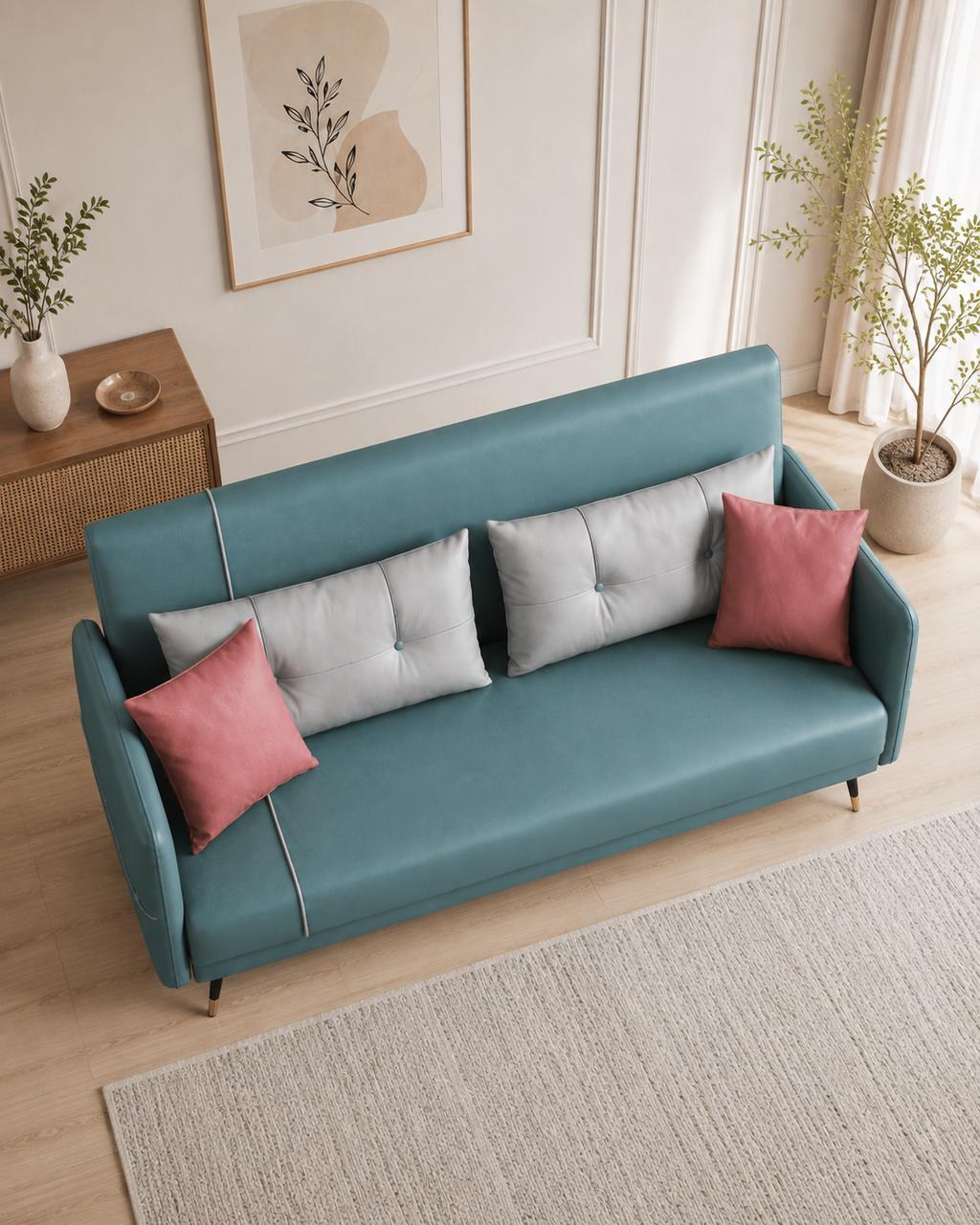 Cadenza Leathaire Sofa Bed