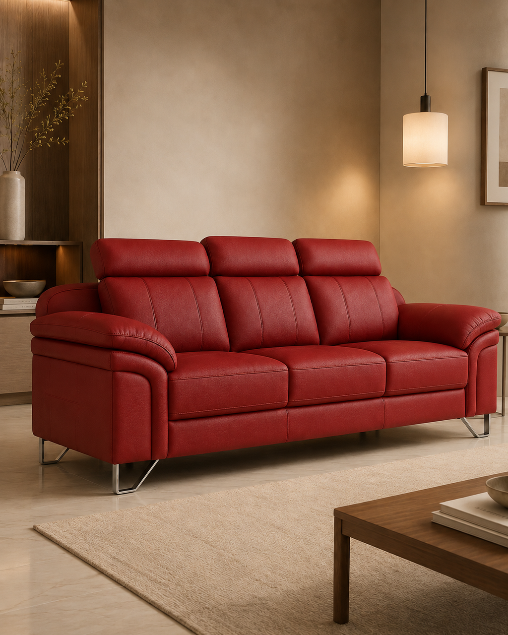 Moreland Genuine Leather Sofa