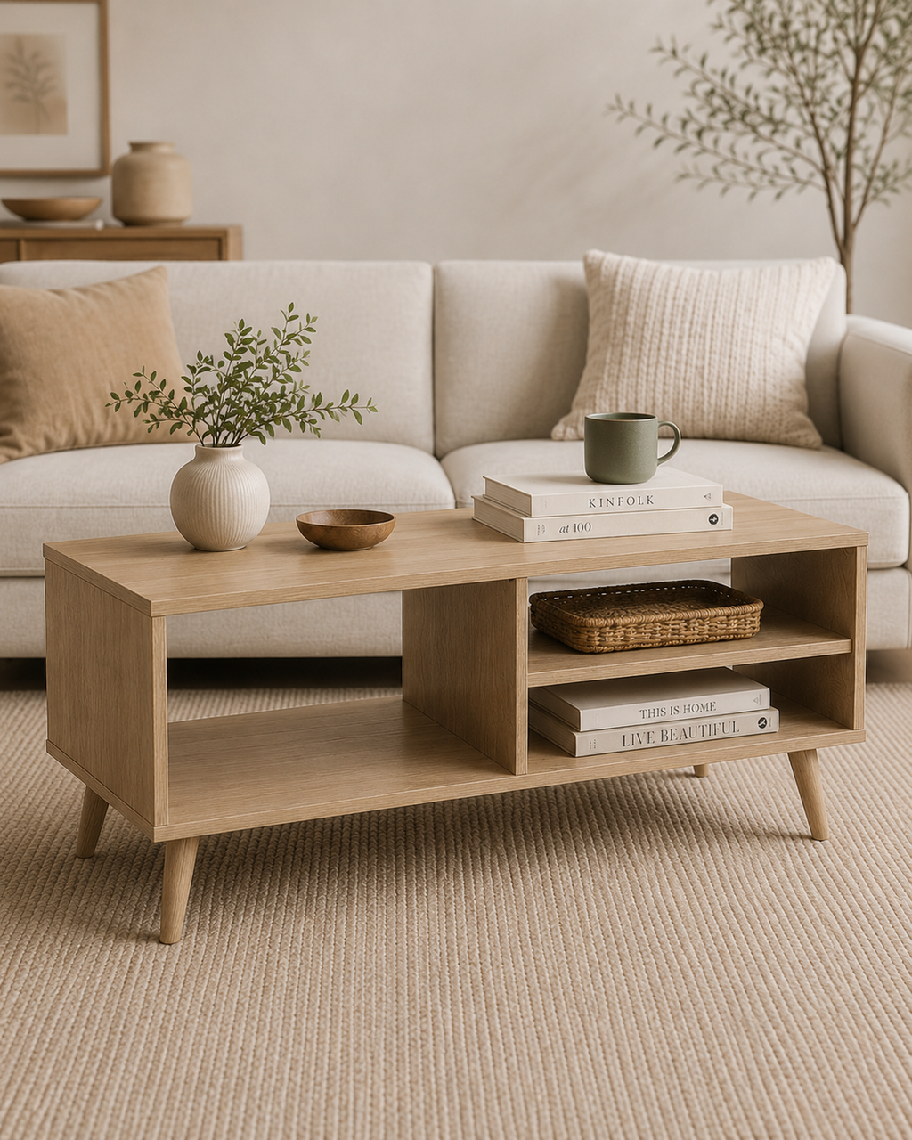 Lumi Wooden Coffee Table