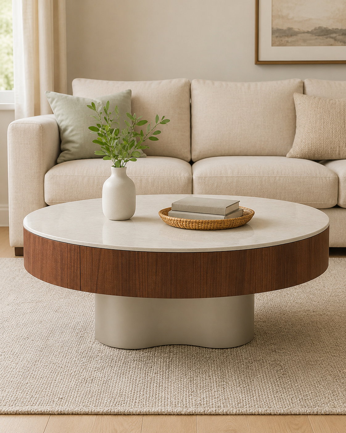 Relle Stone Coffee Table