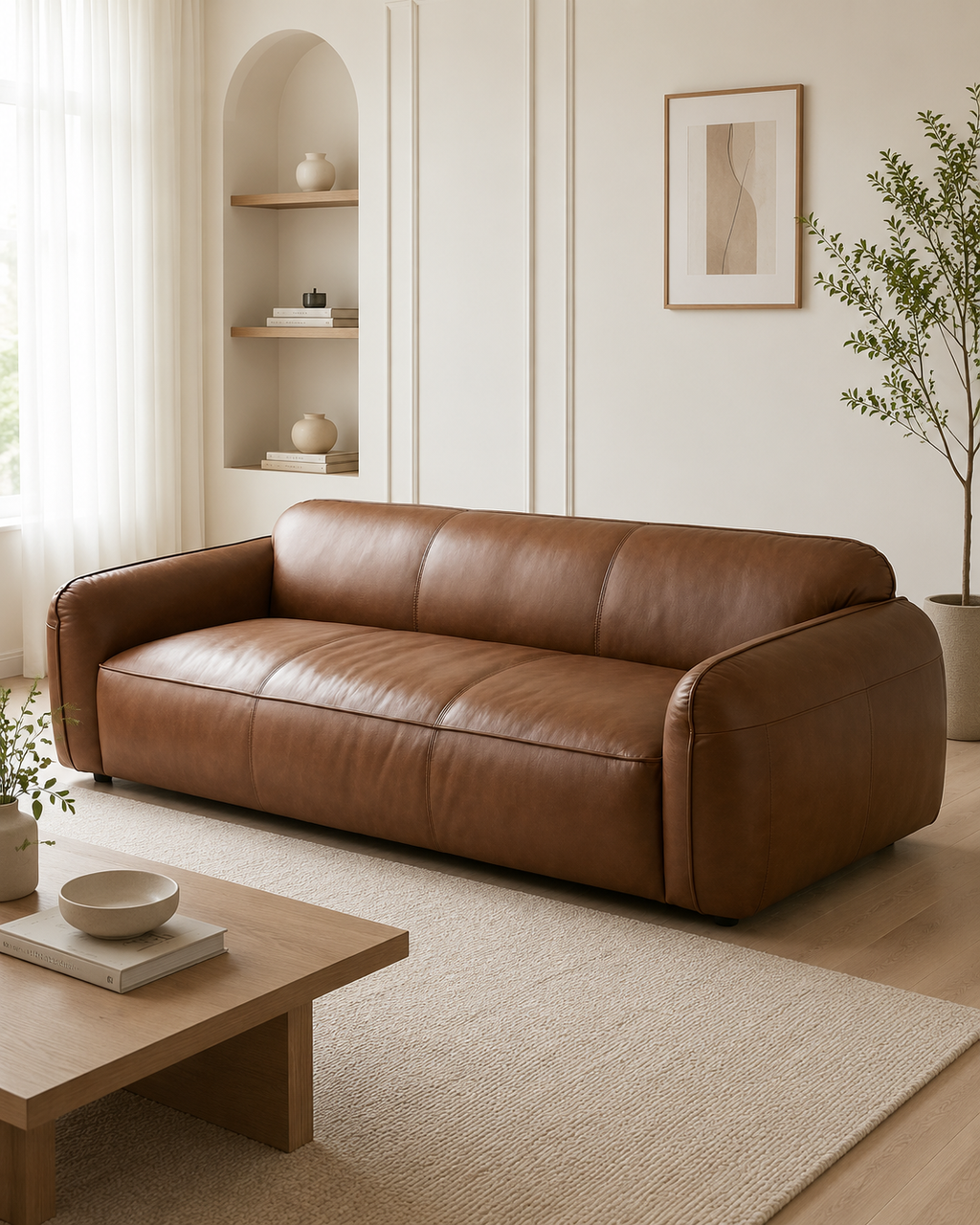 Merano Leather Sofa
