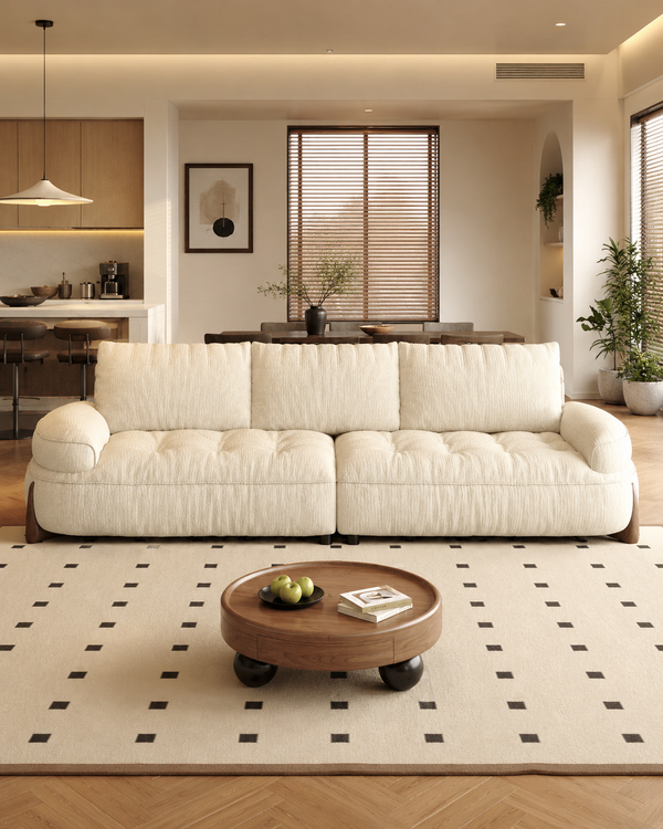 Ardena Chenille Fabric Sofa