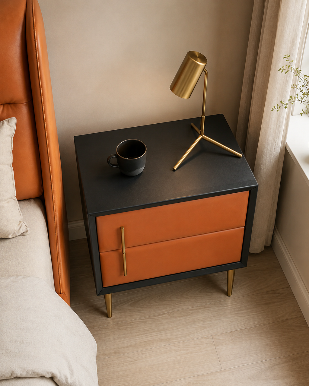 Ember Terracotta Bedside Table