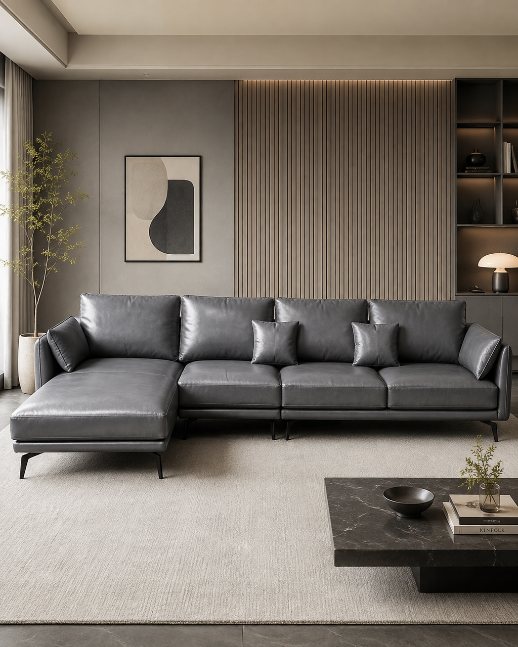 Sutton Faux Leather Sofa