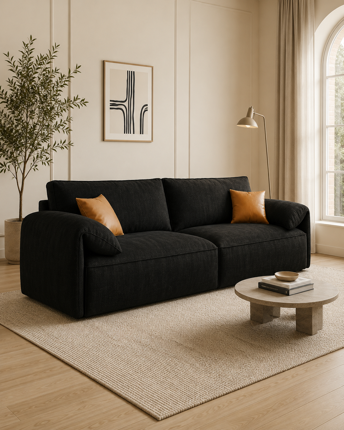 Rivelle Fabric Sofa