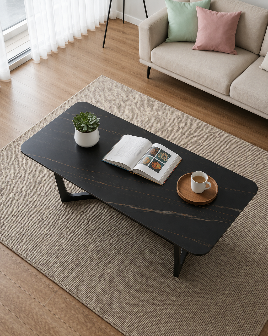 Onyx Sintered Stone Coffee Table