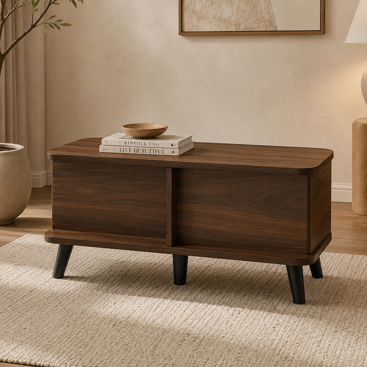 Pico Wooden Coffee Table (80cm)