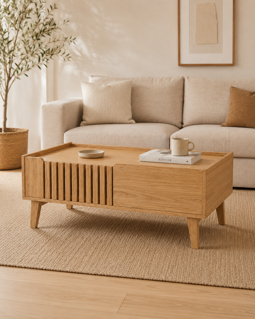 Sora Wooden Coffee Table