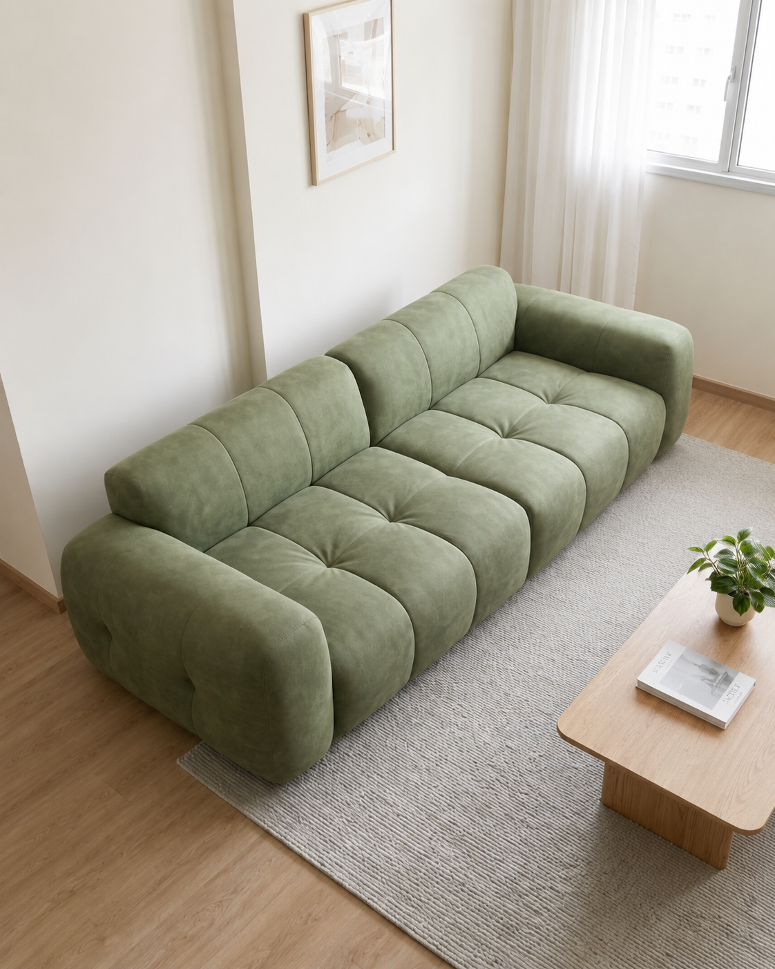 Solen Velvet Sofa