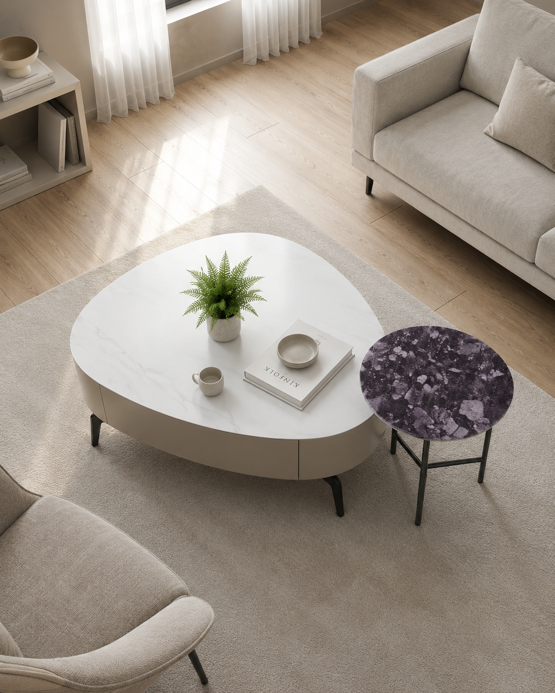 Sera Stone Coffee Table