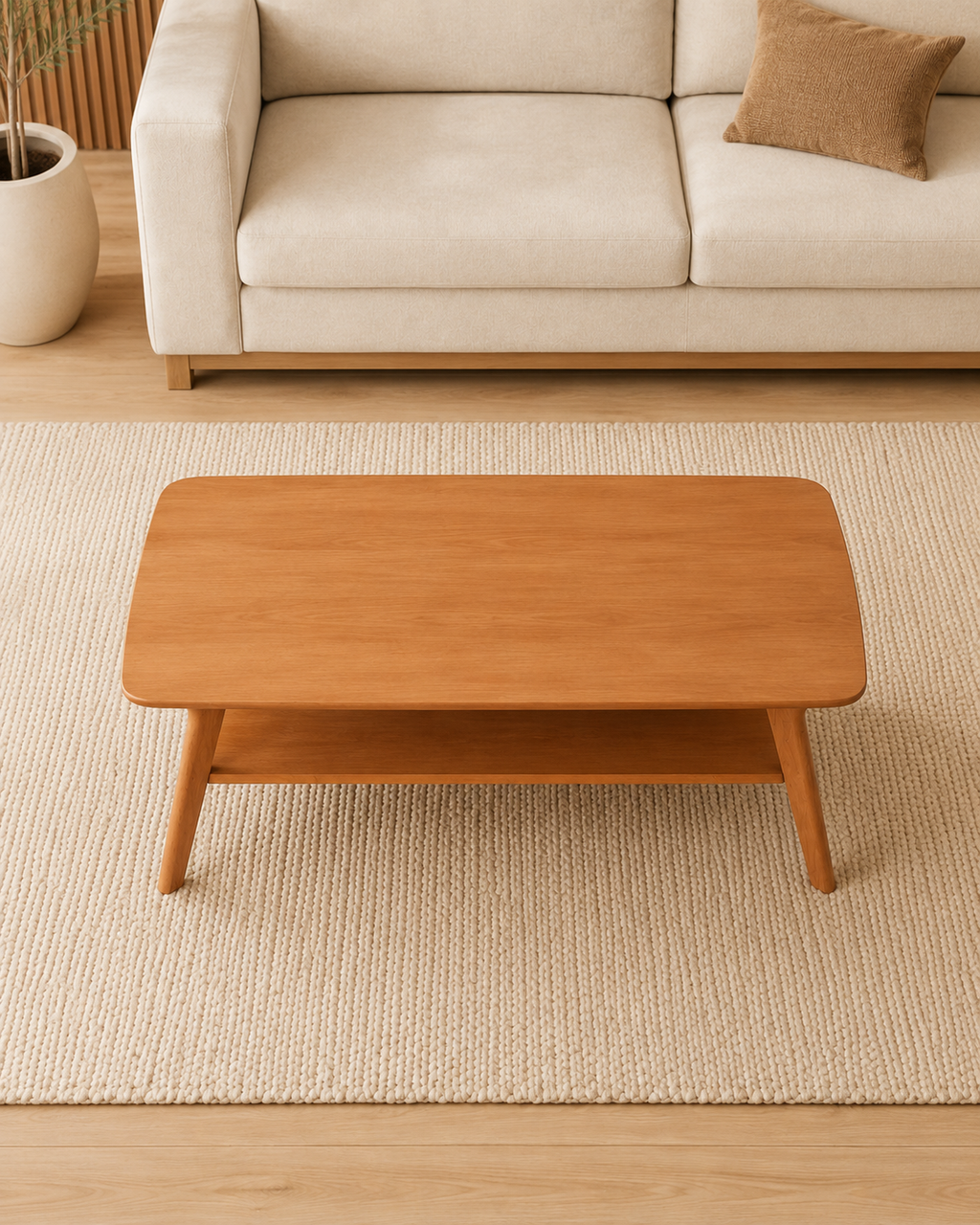 Nara Wooden Coffee Table