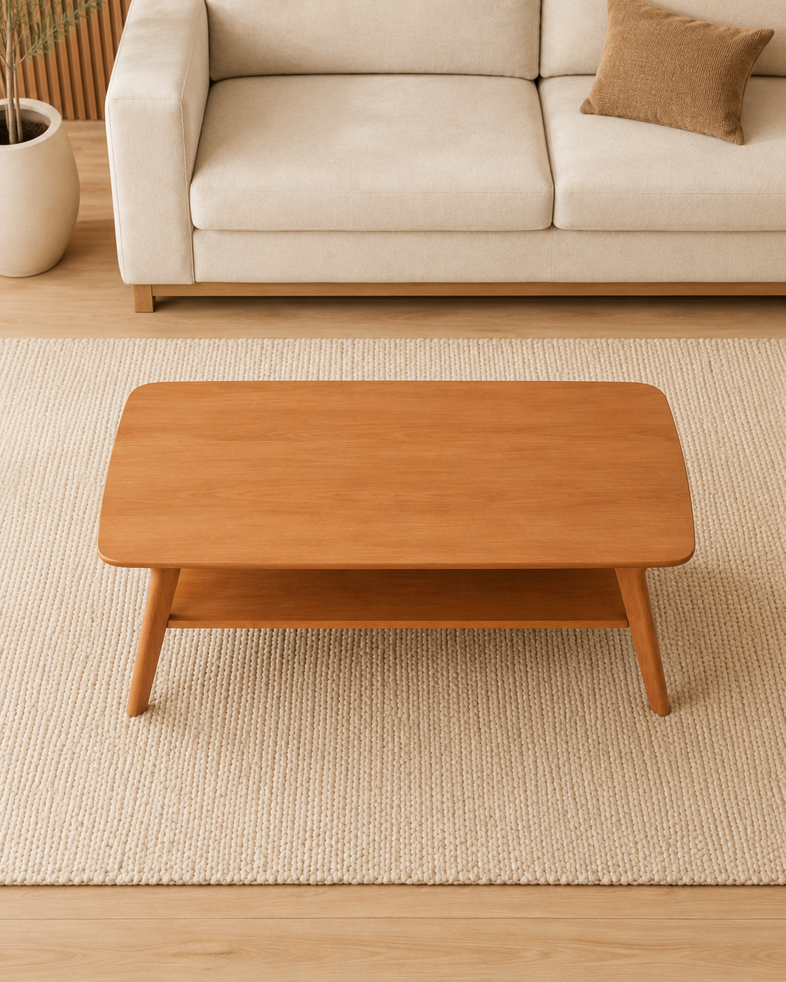 Nara Wooden Coffee Table