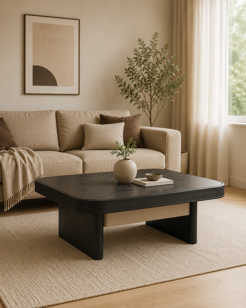 Toren Stone Coffee Table
