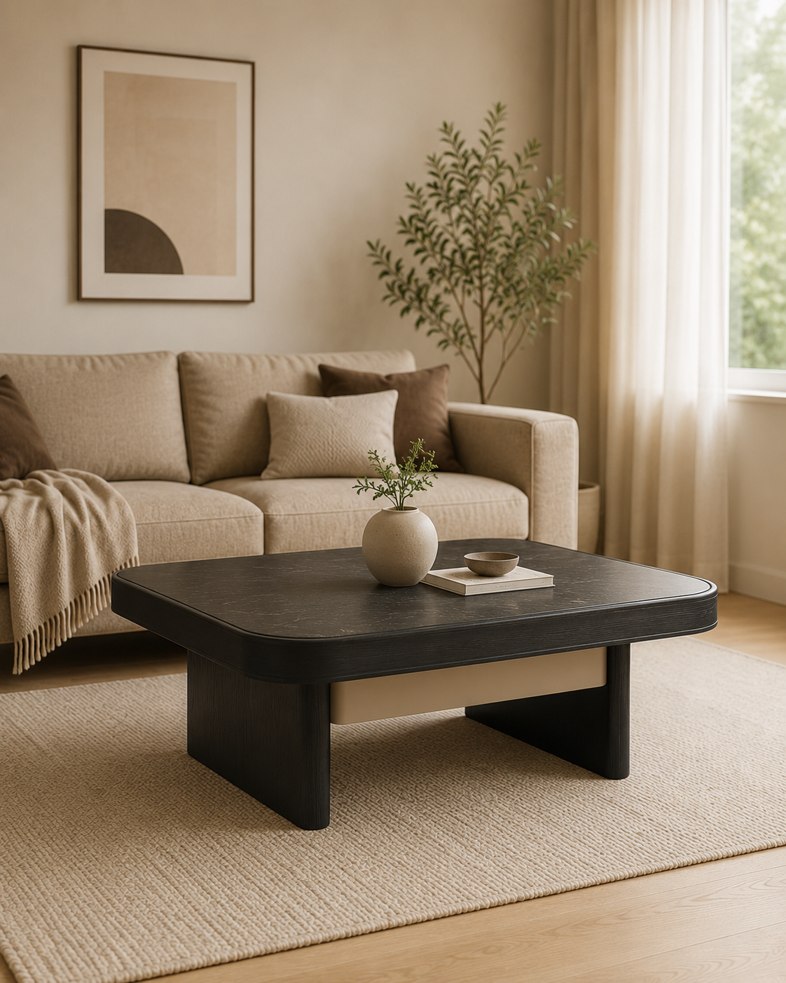 Toren Stone Coffee Table