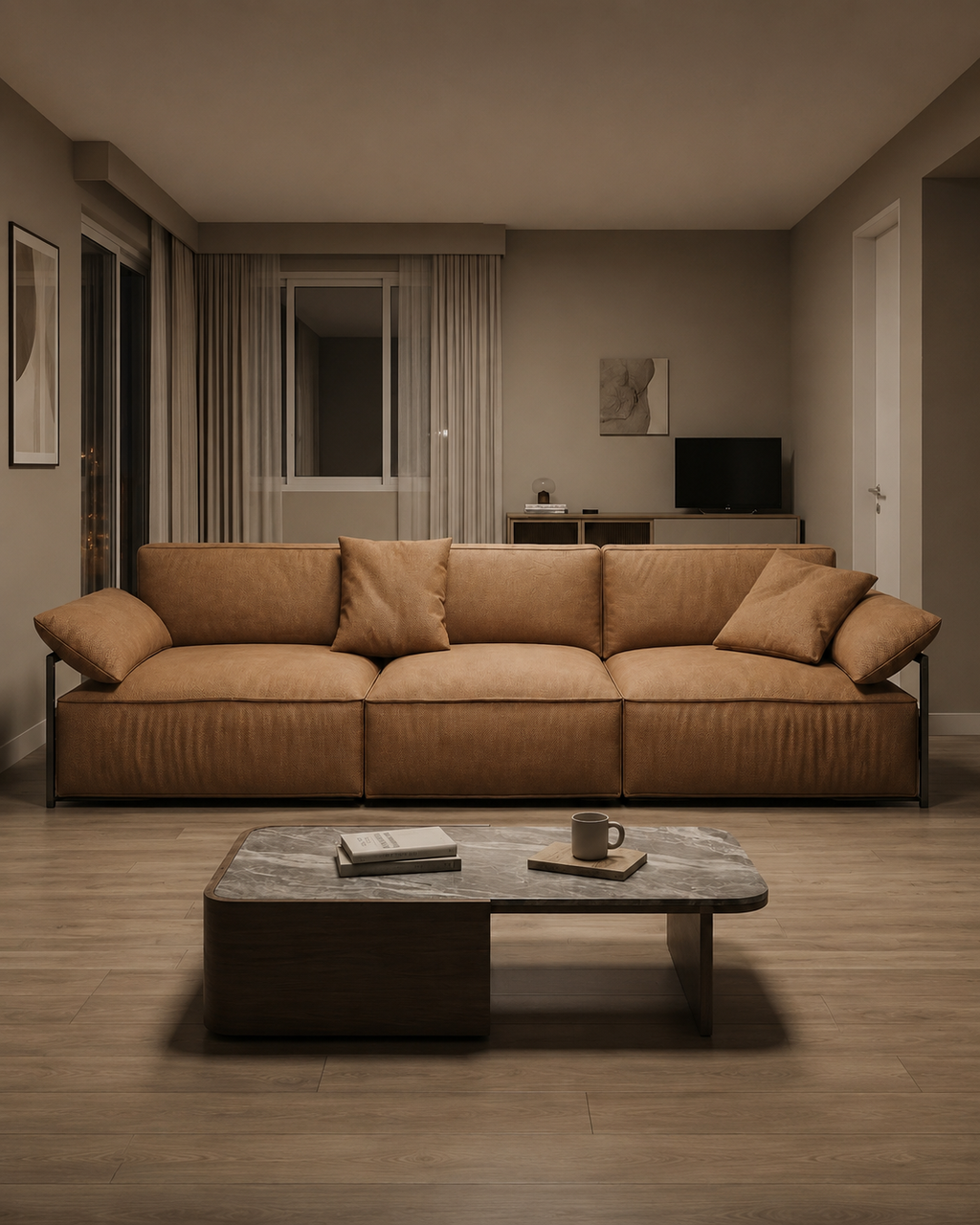 Calen Fabric Sofa