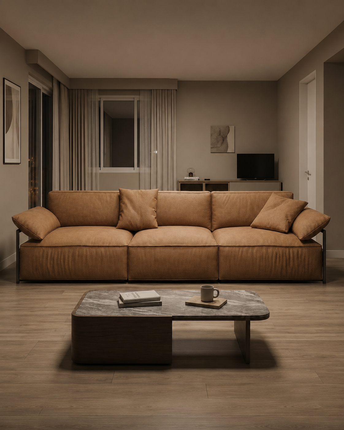 Calen Fabric Sofa
