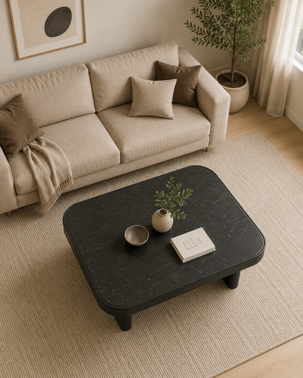Toren Stone Coffee Table