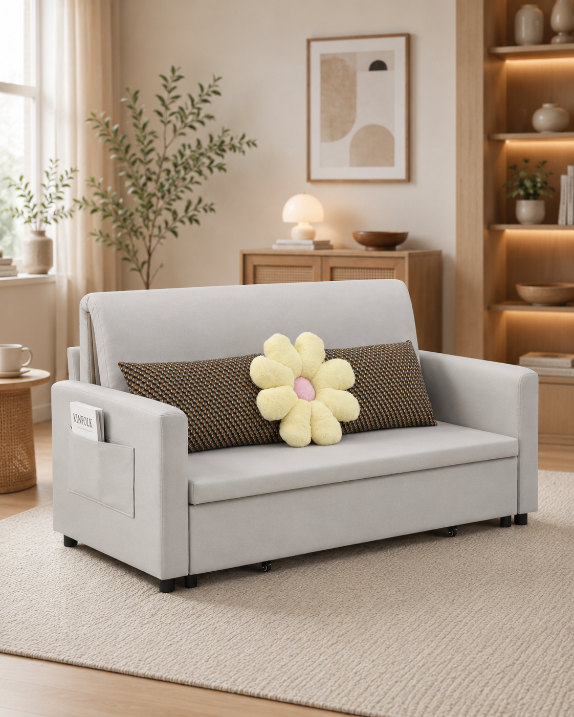 Trevane Tech Fabric Sofa Bed
