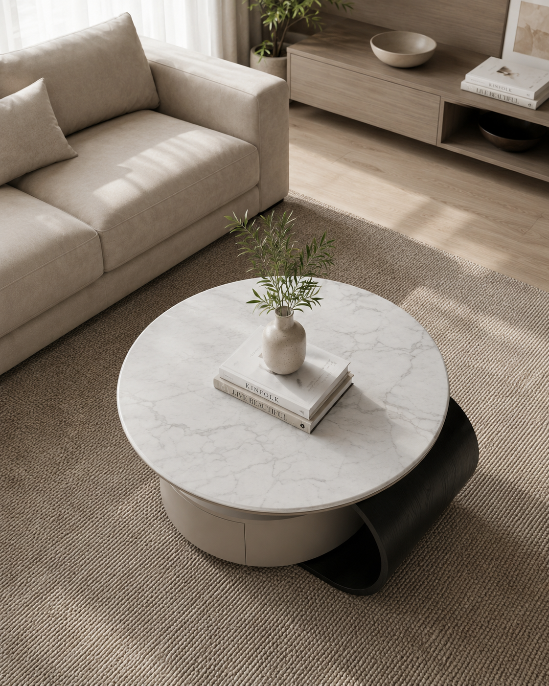Arcus Stone Coffee Table