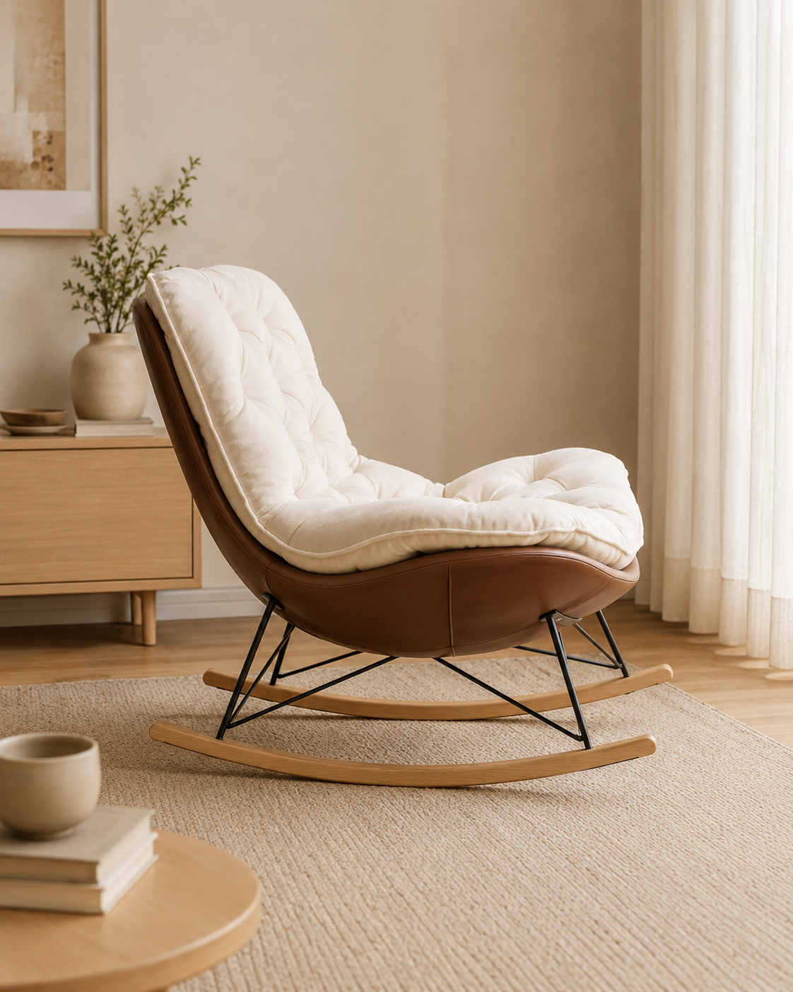 Morrow Fabric Rocking Chair