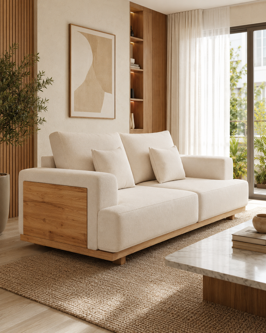 Cedar Fabric Sofa