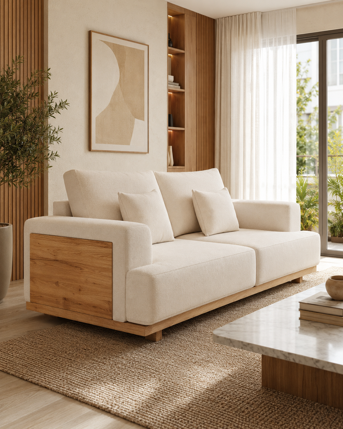 Cedar Fabric Sofa