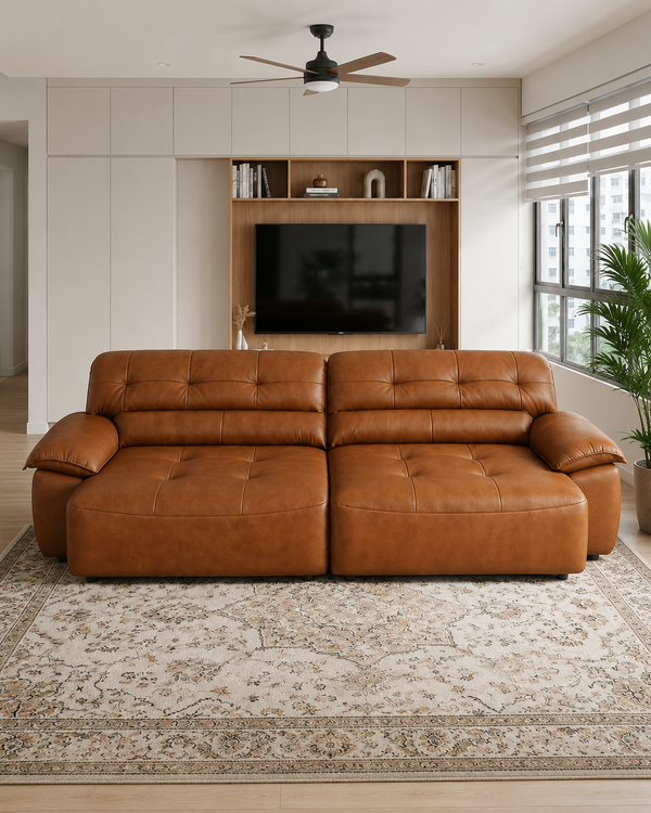 Ravina Leather Sofa Bed