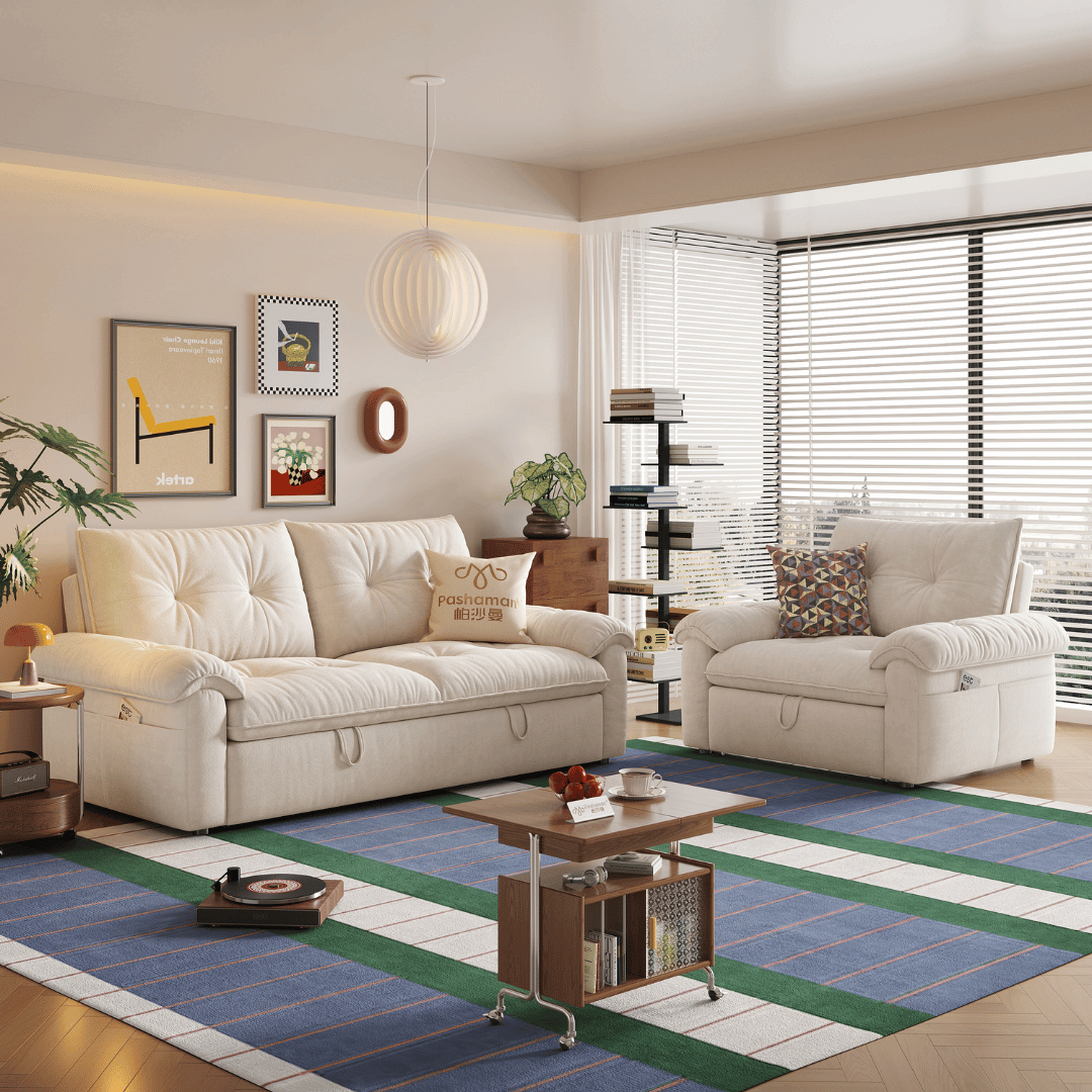 Trelino Fabric Sofa Bed by Esteller (Water Repellent & Pet Friendly)