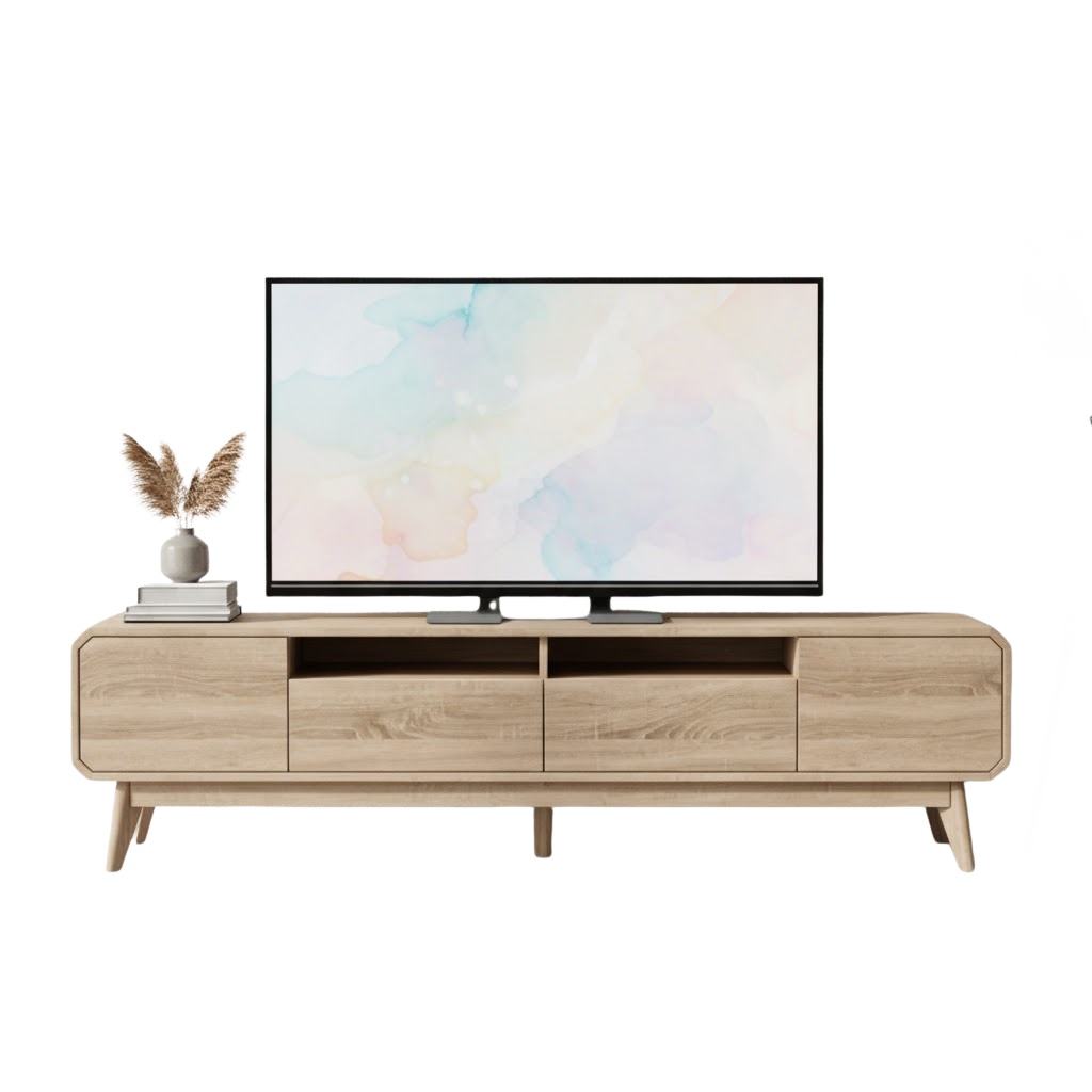 Viron Wooden TV Console