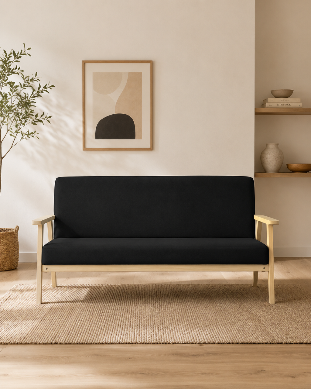 Renshaw Wooden Sofa