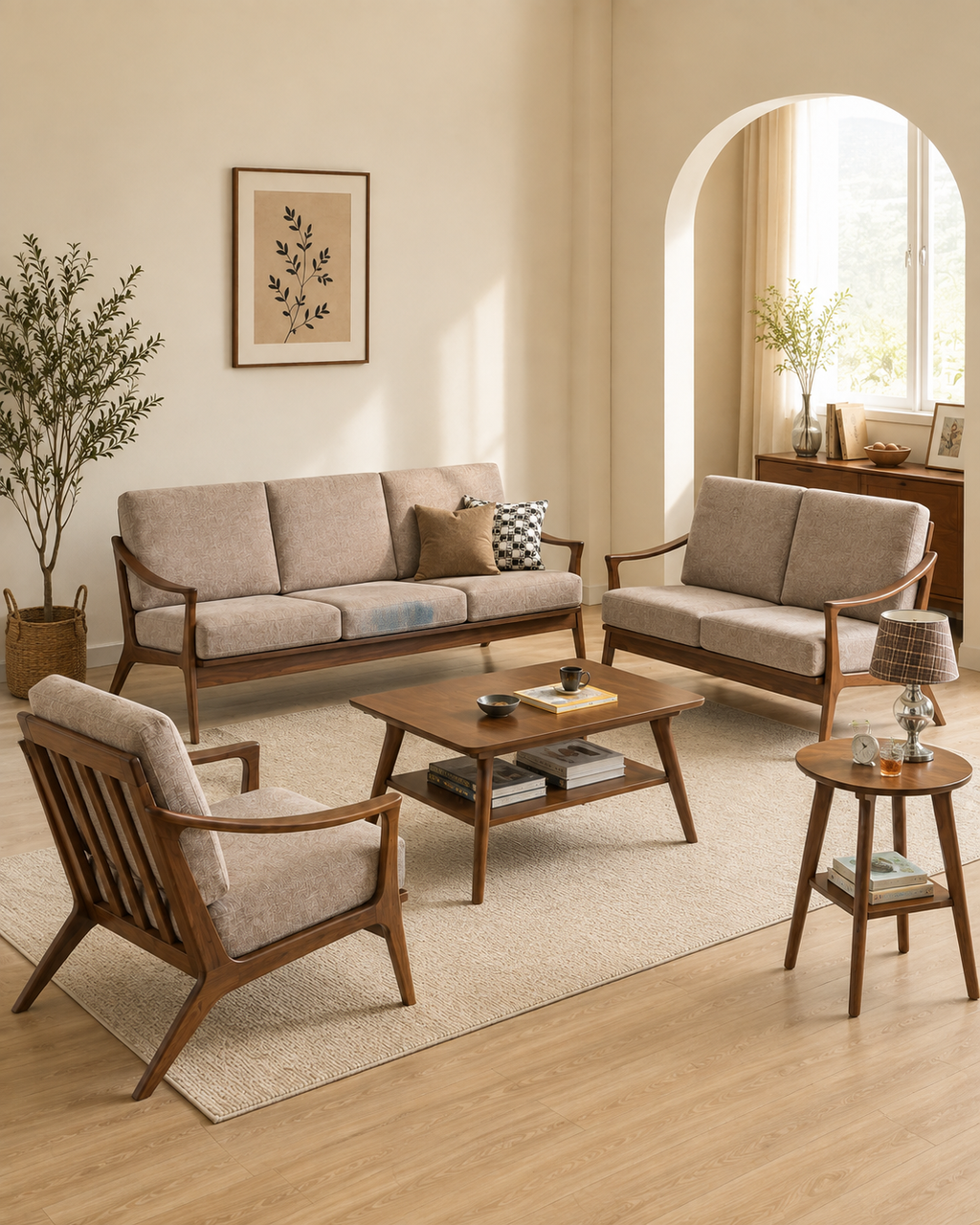 Cotswold Wooden Sofa