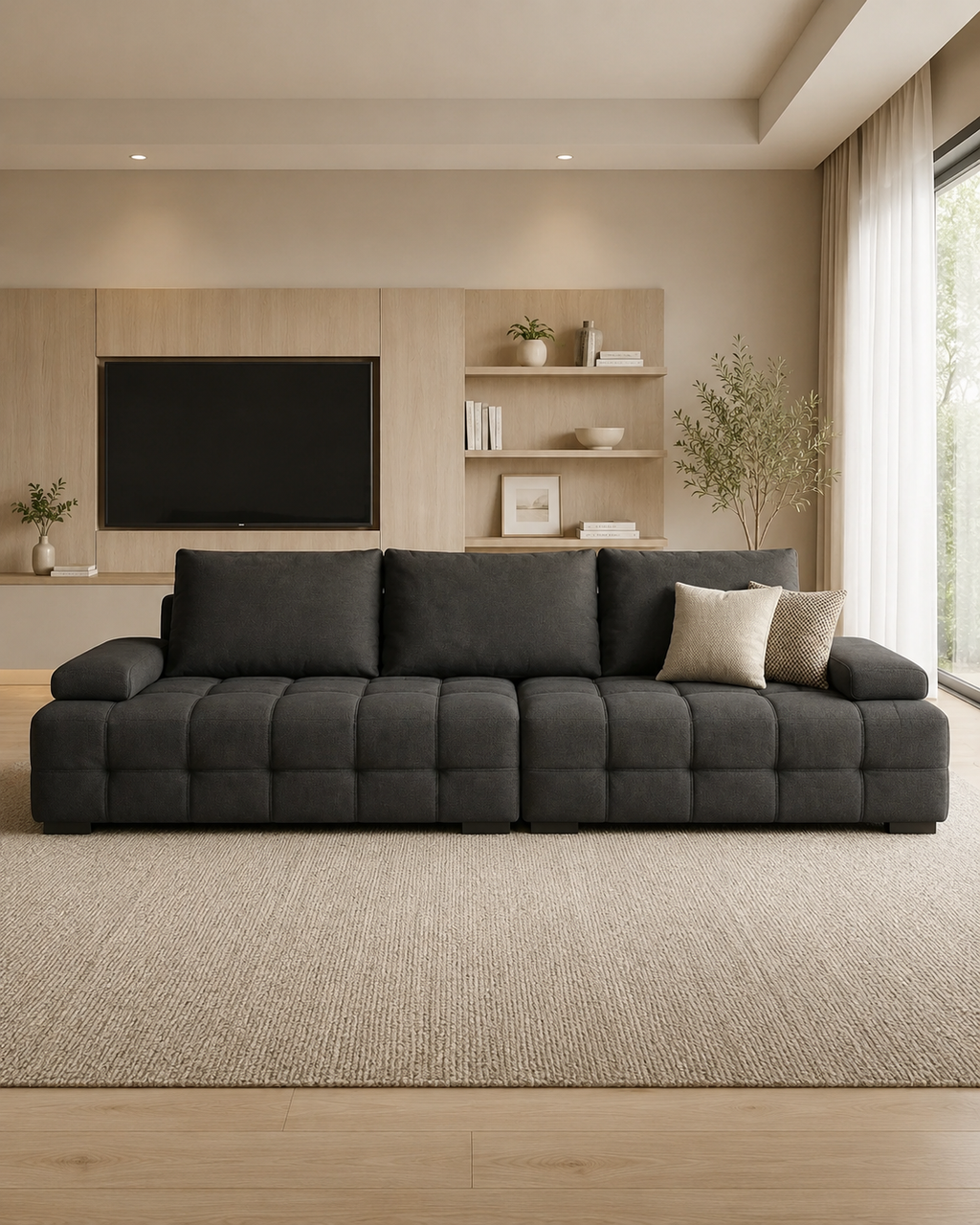 Sable Fabric Sofa