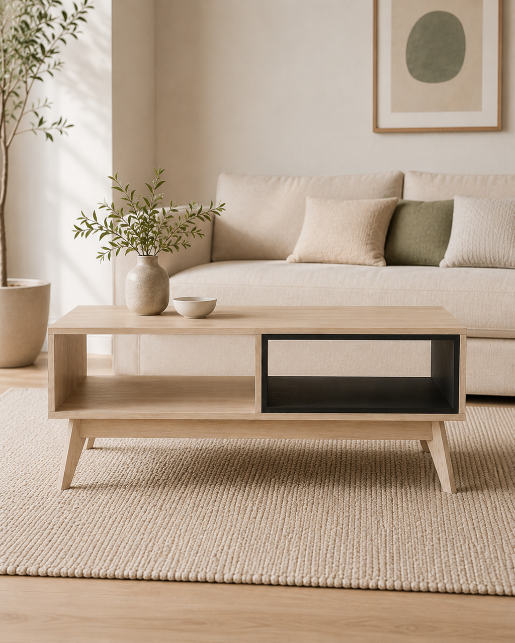 Kallan Wooden Coffee Table