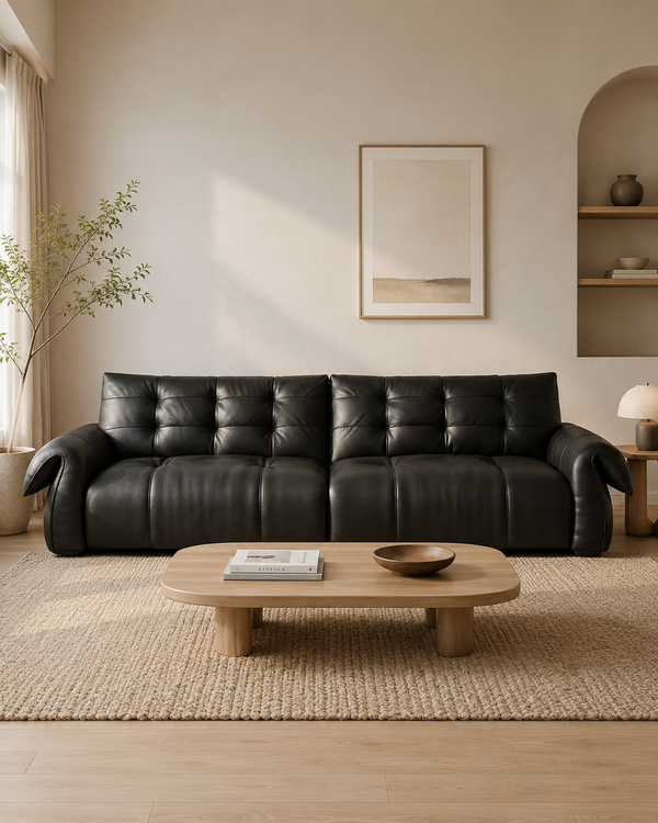 Corvin Leather Sofa