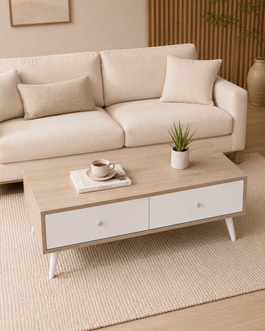 Aster Wooden Coffee Table